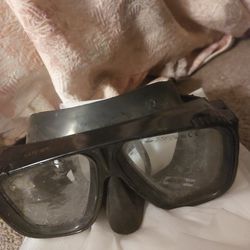 Black Diver's Mask- Tempered Glass 👓 👌