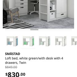 IKEA SMATSD Loft Bed $150(org: $869 before Tax)