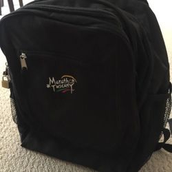Black hiking backpack