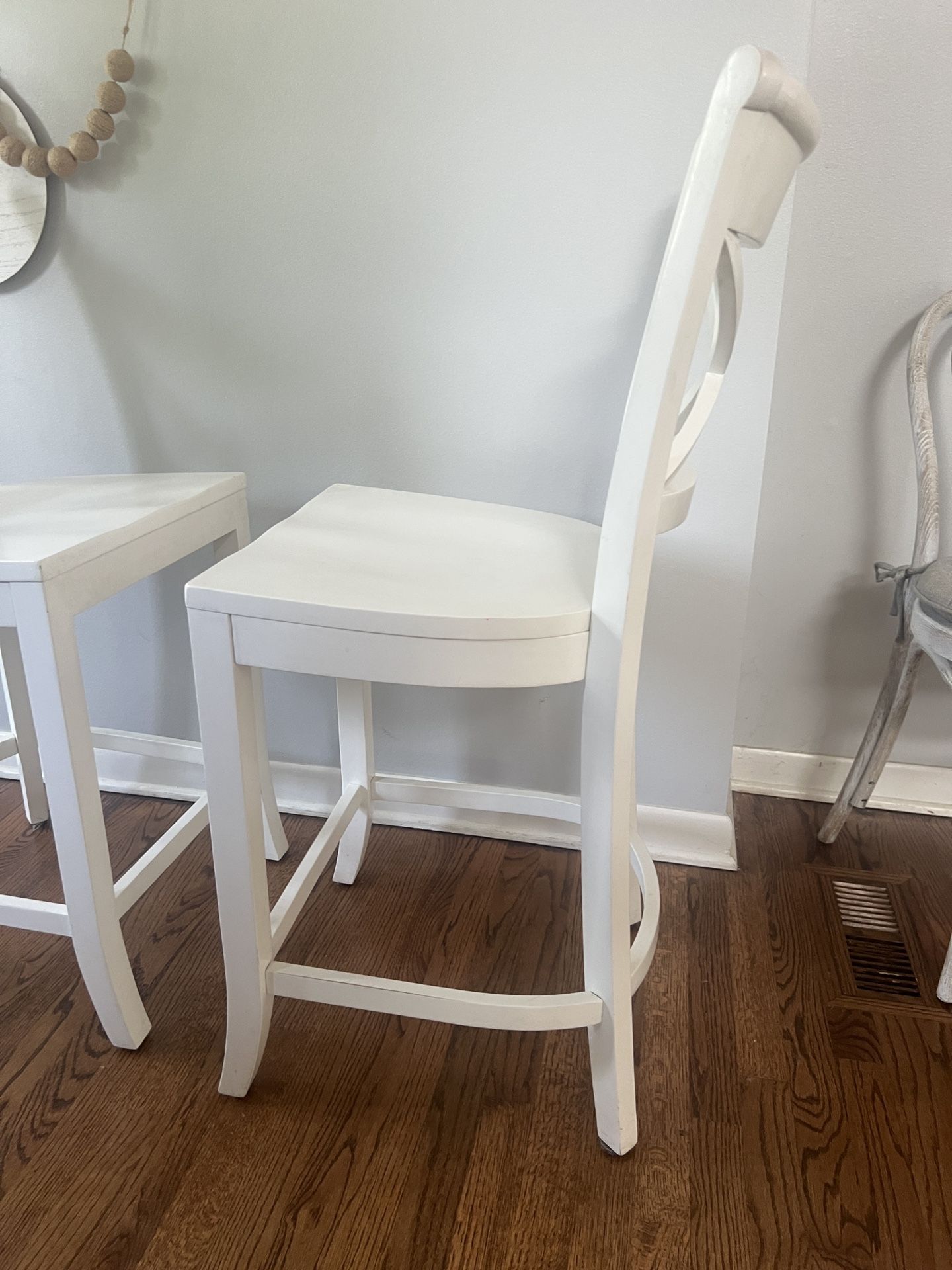 Crate And Barrel White Bar Stools