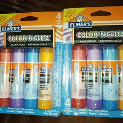 Color & Glitz Elmer's Glue Sticks Brand New $2.00 