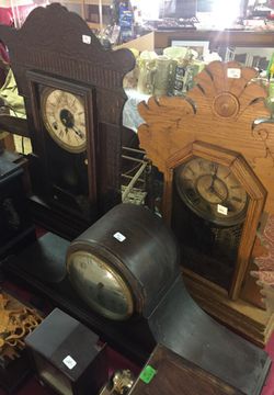 Antique clocks.. truly antiques - sold each