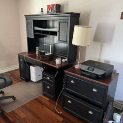 Computer Desk Office Desk With Filing Cabinet