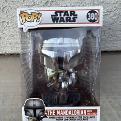 Funko Pop! Mandalorian with Grogu