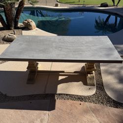 Cement Indoor Or Outdoor Table