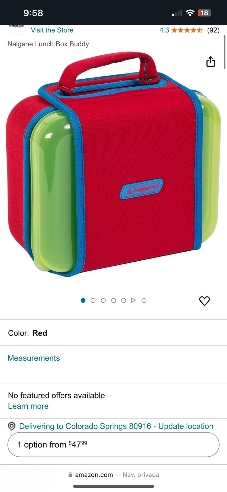 Nalgene Lunch Box