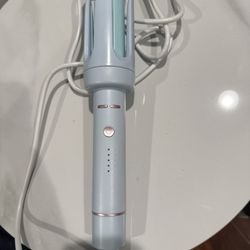 6-3 Auto Hair Curler, Automatic Curling Iron with 4 Temperature & 3 Timer, Automatic Shut-Off, Anti-Scald, Anti-Tangle Rotating Curling Wand for Hair 