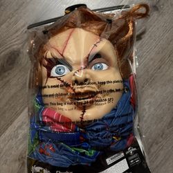 Chuck size S M costume with mask and a wig