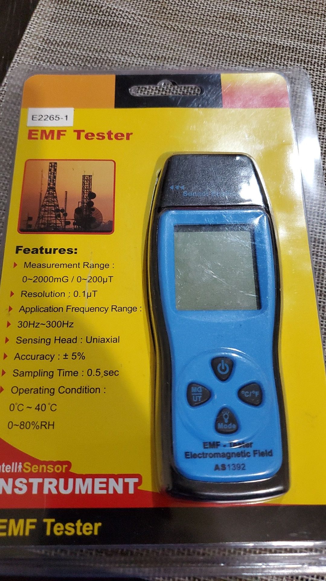 EMF Meter KKmeter Electromagnetic Field Radiation Detector