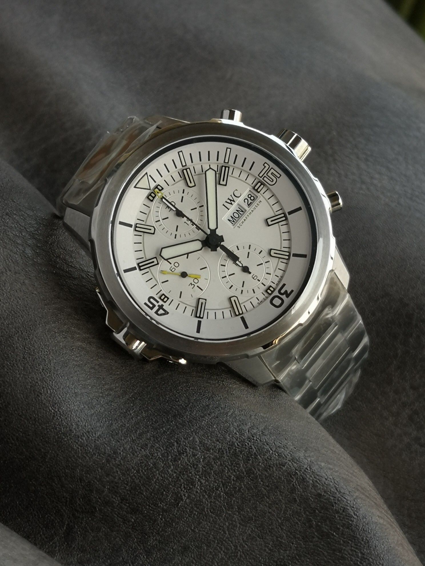 IWC Aquatimer Chronograph White Dial Watch