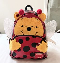 Loungefly Disney Winnie the Pooh Ladybug Cosplay Mini Backpack