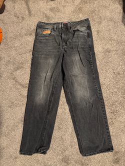 Washed black empyre jeans