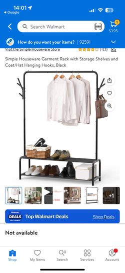 Storage Shelves and Coat/Hat Hanging