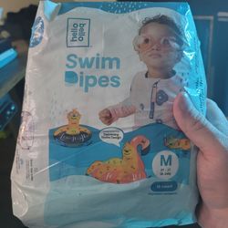 Swim Diapers- Hello Bello. M 18-34lb. 18 Count
