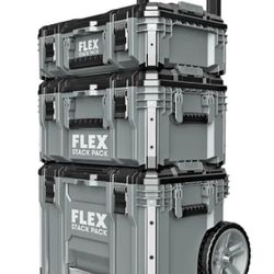 Toolbox Stackable 3 Set FLEX On Wheels 