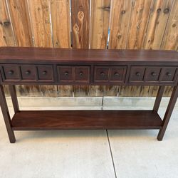 60” console table