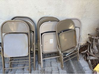 Metal chairs