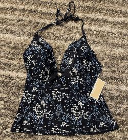 Michael Kors Floral Bathing Suit Top