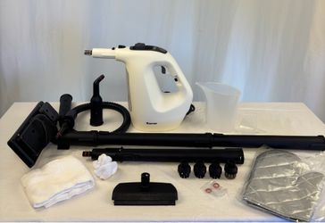MultiPurpose Steam Cleaner with 17 Pieces For Sale $29.00 50%+ OFF Retail $59.99 NEW IN BOX