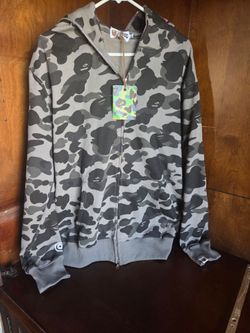 A bathing ape camo hoodie