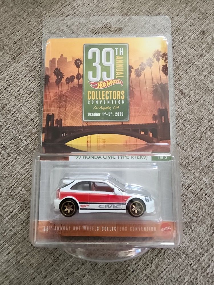 Hot Wheels 39th Annual Collectors Convention 99 Honda Civic Type R (Ek9)