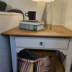 Two Large End Tables 