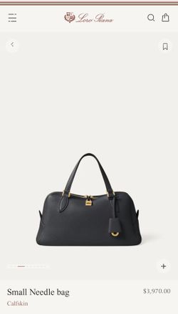 Hand Sewn Loro.Piana Small Needle Bag $899