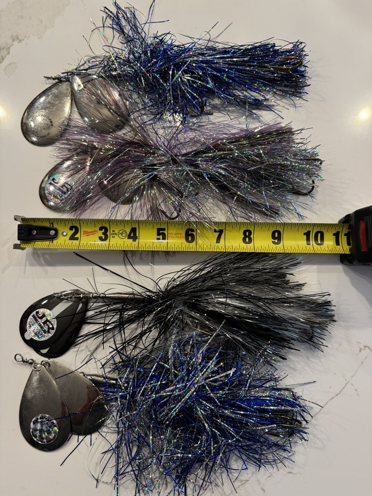 Musky Mayhem Double Cowgirl Bucktails