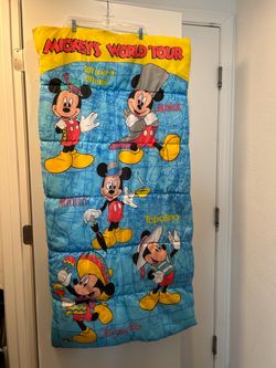 Vintage Mickey sleeping bag y2k brand new Disney Disneyland