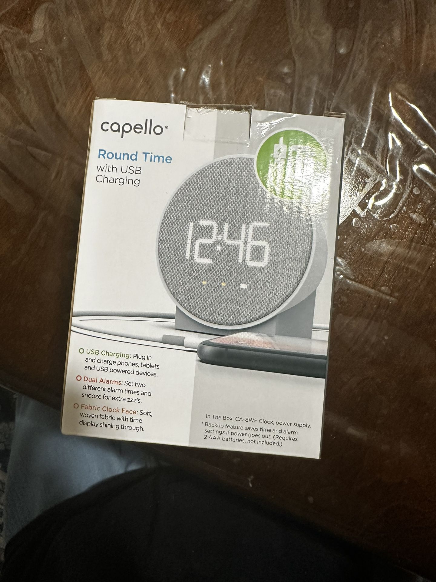 Round Time With USB Charging