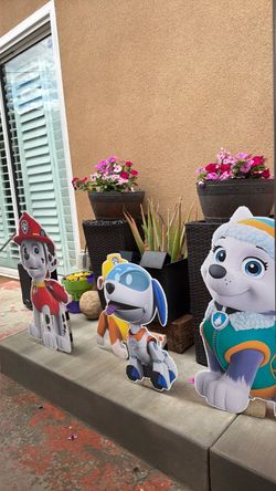 Paw patrol stand Ups/Cut Outs