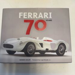 Ferrari 70 Years by Dennis Adler Hardback Book
