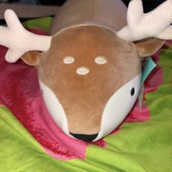 Pillowfort Limited Edition Brown Deer Weighted Plush