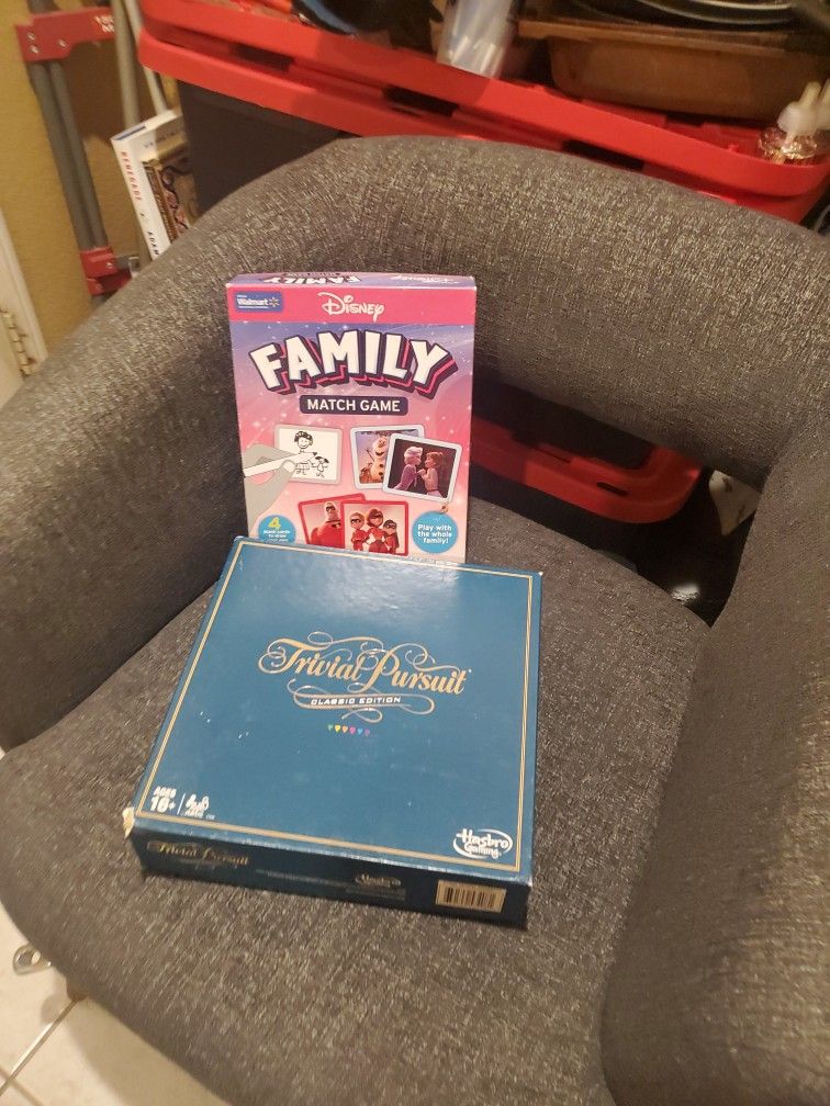 New Family Board Games $5 For Both