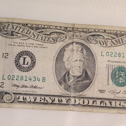 1993 20$ Bill