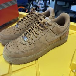 Nike Air Force Supreme Wheat Size 8.5