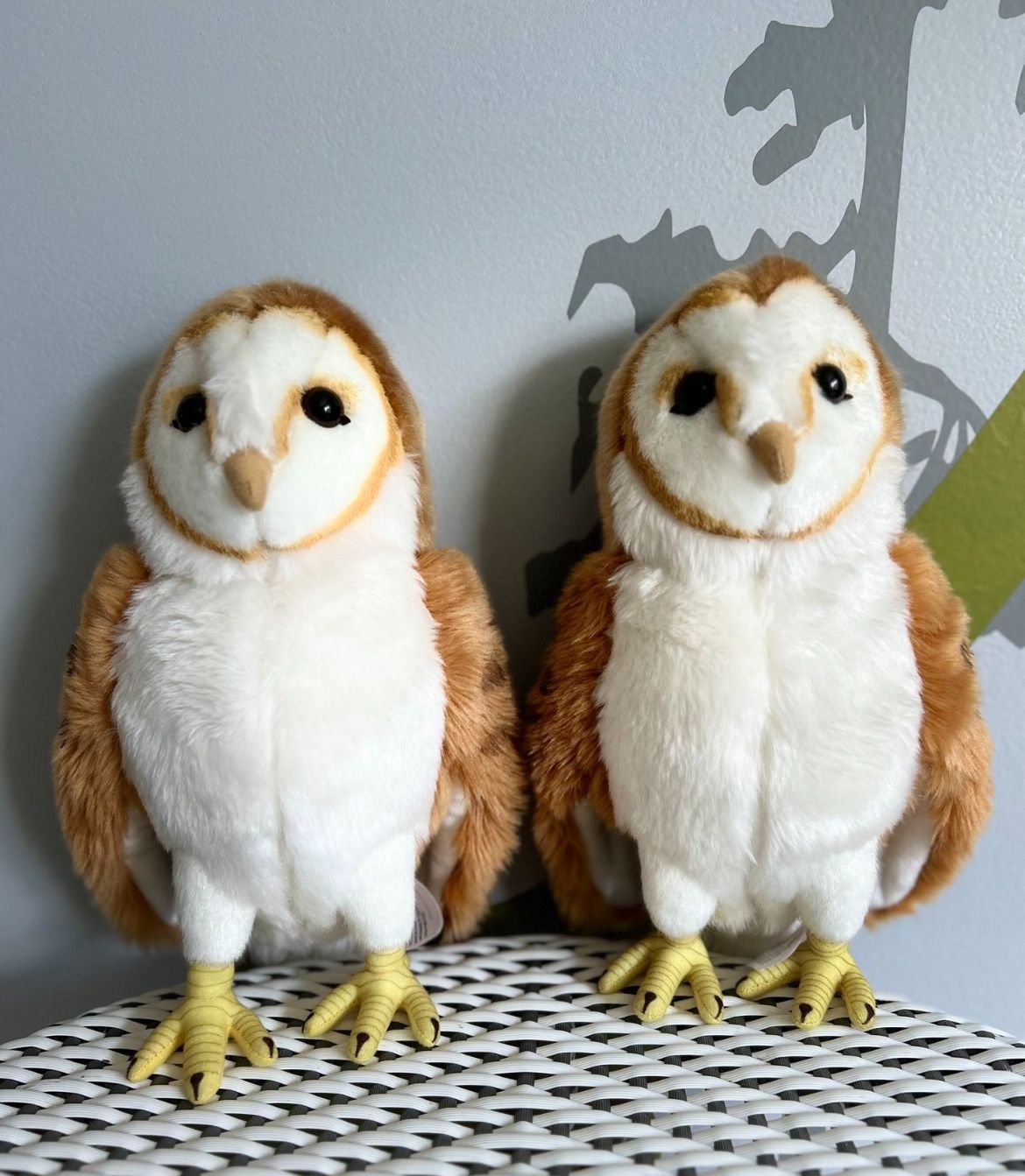 2 Harry Potter Orange owl plush