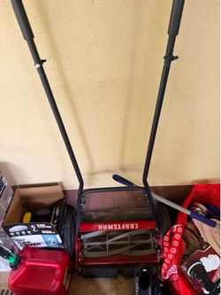 Lawn mower , rack, 3 fans