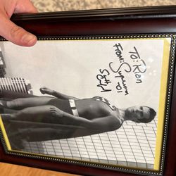 Autographed Superman 