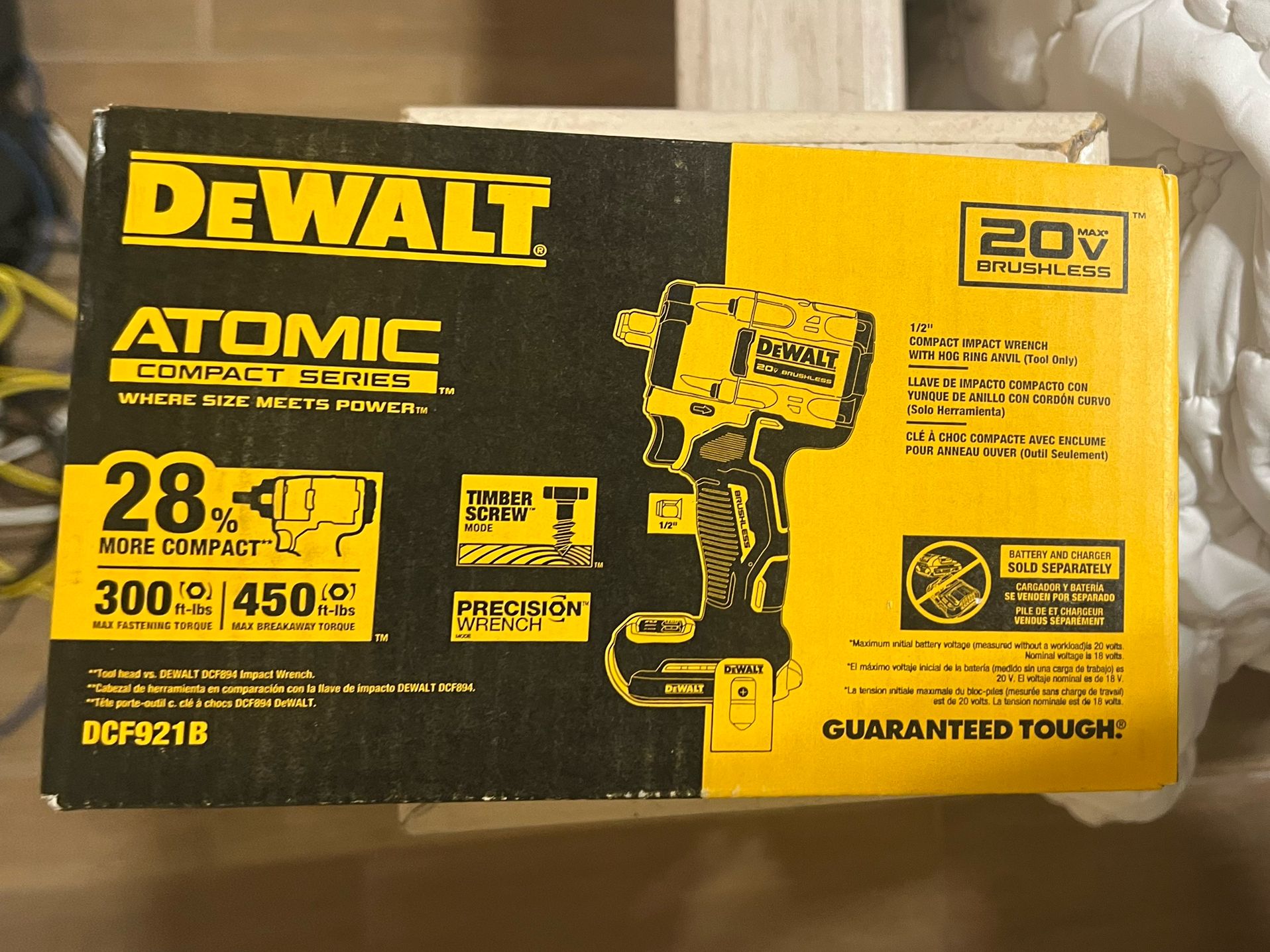 Dewalt DCF921 Impact Wrench 1/2 - Tool Only