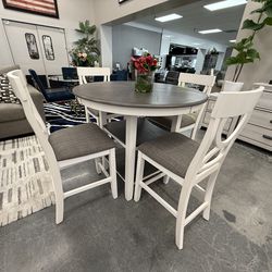 5 PC DINING TABLE SET