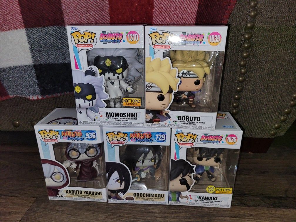 Funko Pop Animate Boruto Generation And Naruto Shippuden