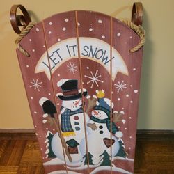 Decorative Wooden Sleigh