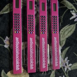 Anti Social Social club Pink Ruler Calculator