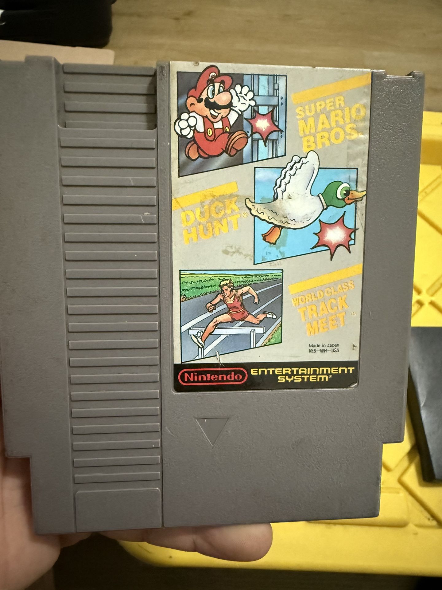 Mario Bros. Duck Hunt & Track Meet Combo For NES