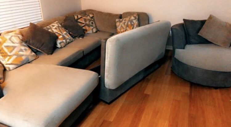 Couch, Sofa, Sectional, Ottoman, Storage Ottoman, Swivel Chair