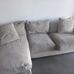 Beige L Couch