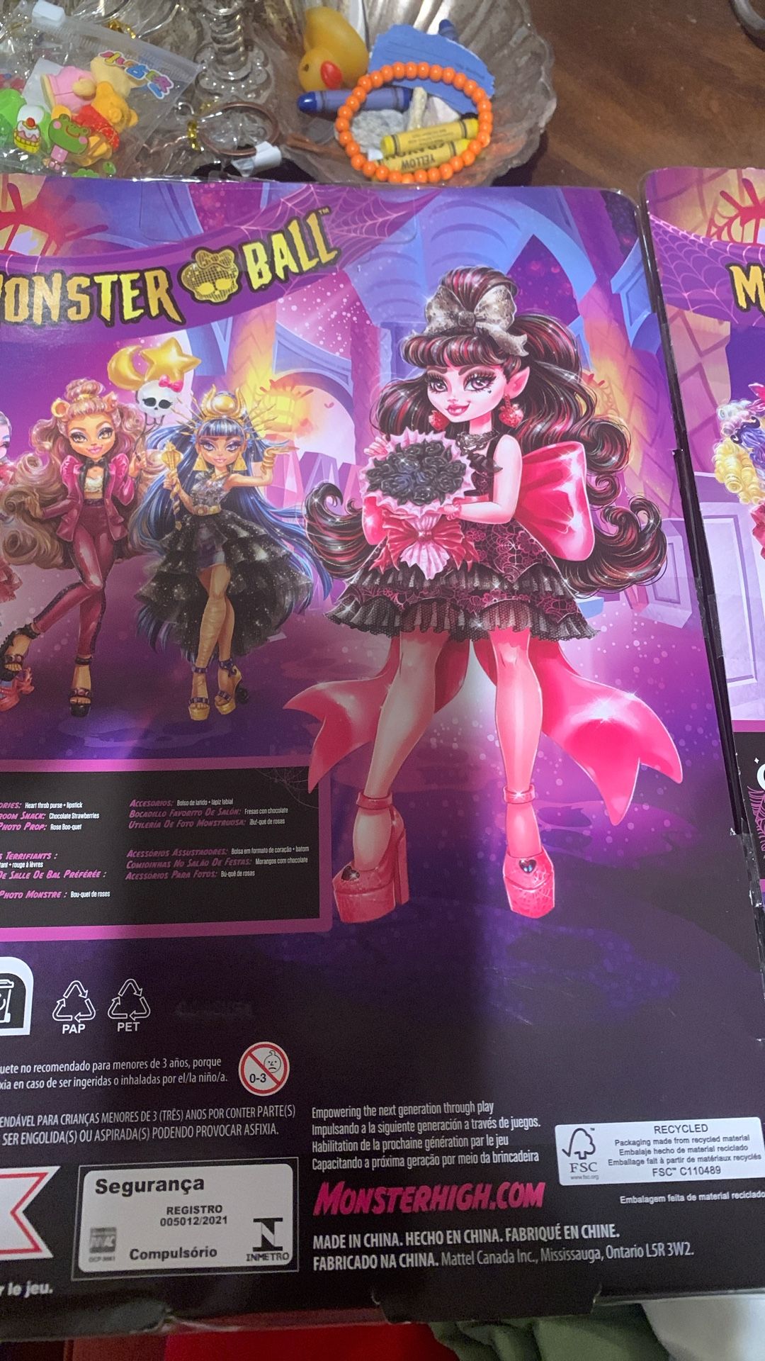 Monster High Doll Monster Ball Draculaura & Clawdeen Wolf