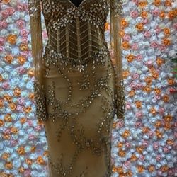 Gold Prom Dress