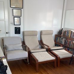 Three Comfy Chairs Need New Home/Homes